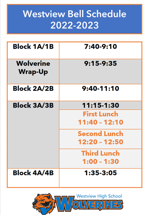 Bell Schedule
